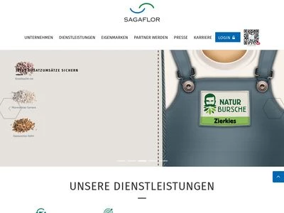 Website von SAGAFLOR AG