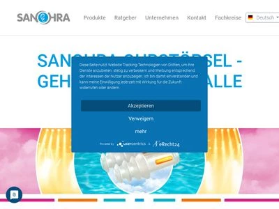 Website von Innosan GmbH