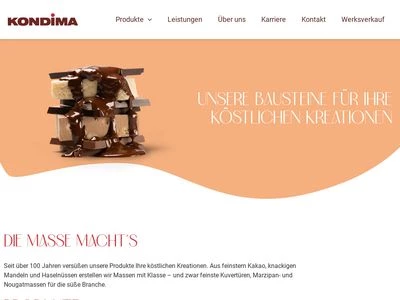 Website von KONDIMA Engelhardt GmbH & Co. KG