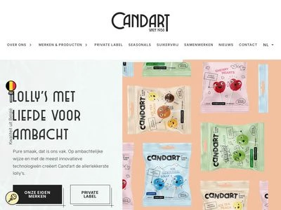 Website von Cand’Art nv