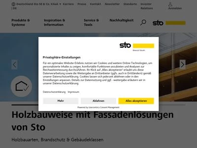 Website von Sto SE & Co. KGaA