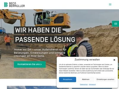 Website von Bermüller & Co. GmbH