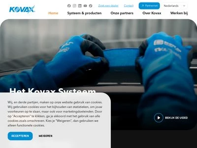 Website von KOVAX Deutschland GmbH