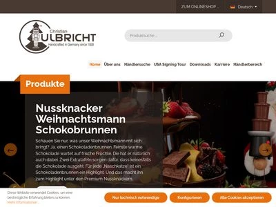 Website von CHRISTIAN ULBRICHT GmbH & Co. KG