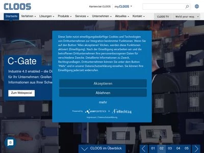 Website von CARL CLOOS SCHWEISSTECHNIK GMBH