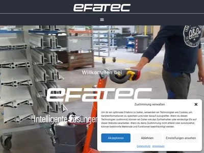 Website von EFATEC GmbH