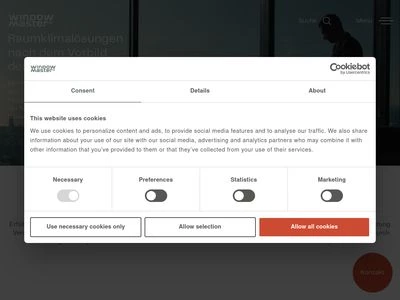 Website von WindowMaster GmbH
