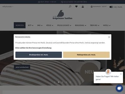 Website von F.W. Brügelmann Söhne GmbH & Co.KG