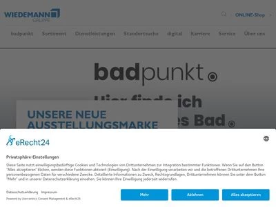 Website von WIEDEMANN Dienstleistungs- und Verwaltungsgesellschaft mbH