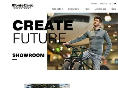 Website von Mode Monte Carlo von Ehr GmbH