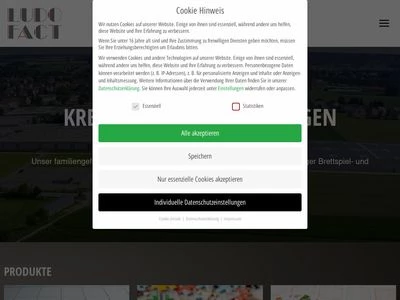 Website von Ludo Fact GmbH