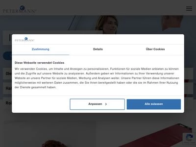 Website von Petermann GmbH