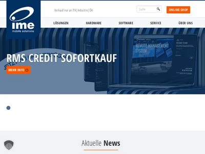 Website von ime mobile solutions GmbH