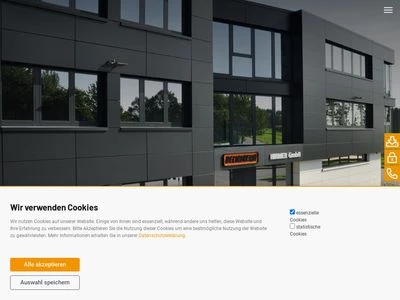 Website von Deltatherm® Hirmer GmbH